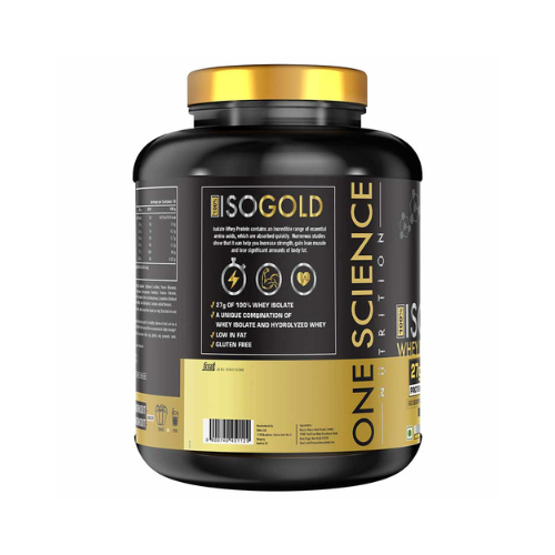 One Science Nutrition 100% ISO Gold Whey Protein - 2.26 Kg (5 Lb), Chocolate Charge One Science Nutrition
