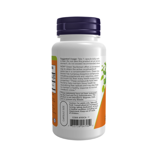 Now Foods Green Tea Extract 400 mg - 100 Veg Capsules