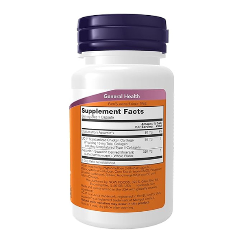 Now Foods, UC-II, Undenatured Type II Collagen, 60 Veg Capsules Now Foods
