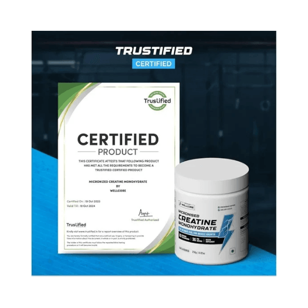 Wellcore - Pure Micronised Creatine Monohydrate Unflavoured Wellcore