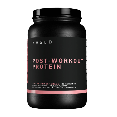 Kaged Muscle Post-Workout Protein 1.82Lb Protein Shake  (824 g, STRAWBERRY LEMONADE) Kaged