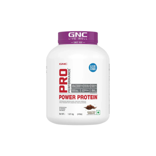 GNC Pro Performance Power Protein 4 lbs (Double Rich Chocolate) GNC