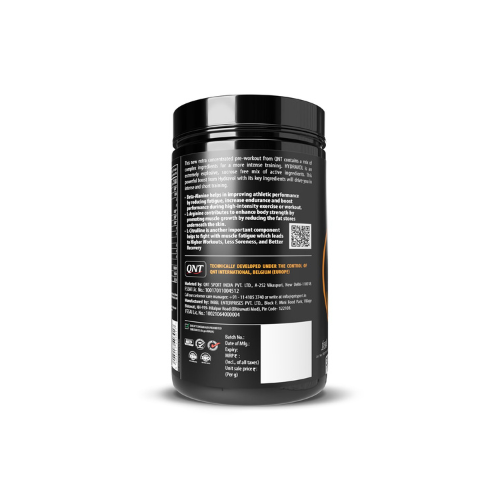 QNT HydraVol Pre-Workout Formula – 400g (0.88 lb), Navel Orange Flavour QNT