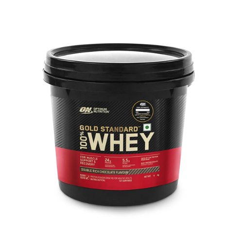 Optimum Nutrition Gold Standard 100% Whey Protein Powder | Double Rich Chocolate | 4 kg Optimum Nutrition