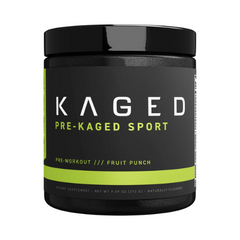 Kaged Pre-Kaged Sport Pre-Workout – Fruit Punch (20 Servings / ~272 g) Kaged