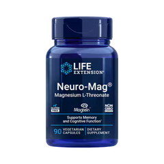 Life Extension Neuro-Mag Magnesium L-Threonate - 90 Vegeterian Capsules