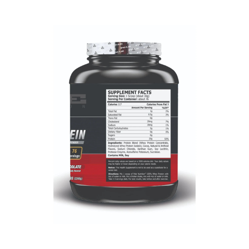 Pole Nutrition 100% Whey Protein - 2.26 Kg (5 Lb), Double Rich Chocolate Pole Nutrition